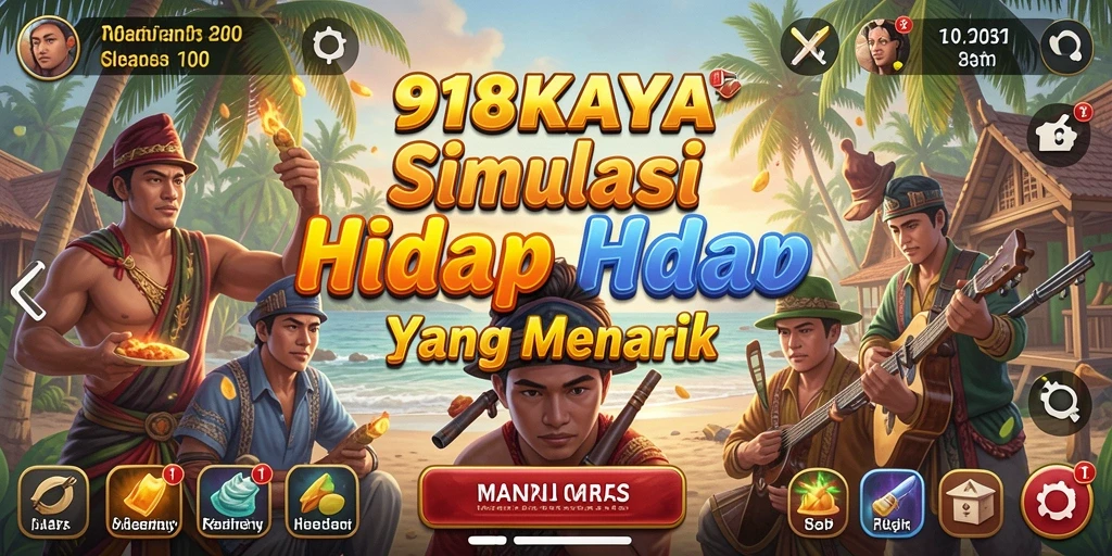 Tampilan menarik dari gameplay <strong>918KAYA</strong> yang menunjukkan simulasi kehidupan.