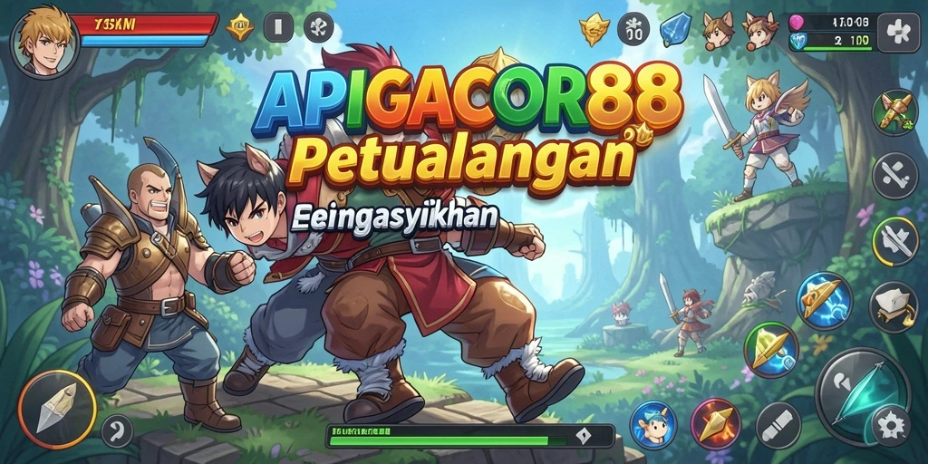 Tampilan gameplay APIGACOR88 dengan karakter anime yang menakjubkan.