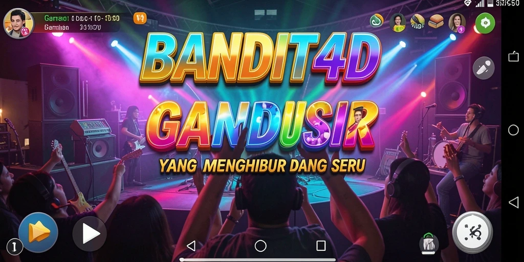Tampilan menarik dari gameplay <strong>BANDIT4D</strong> yang penuh aksi musik.