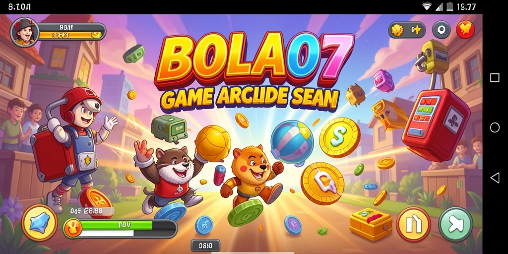Screenshot BOLA07 menampilkan gameplay yang seru dan dinamis.