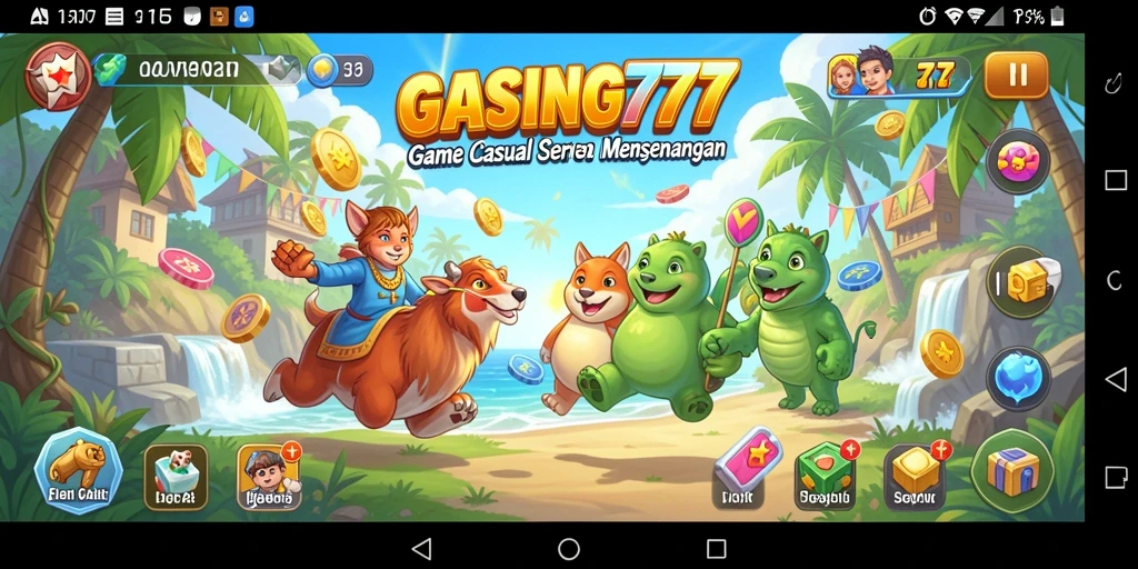 Screenshot utama GASING777 menampilkan gameplay yang seru dan menarik.