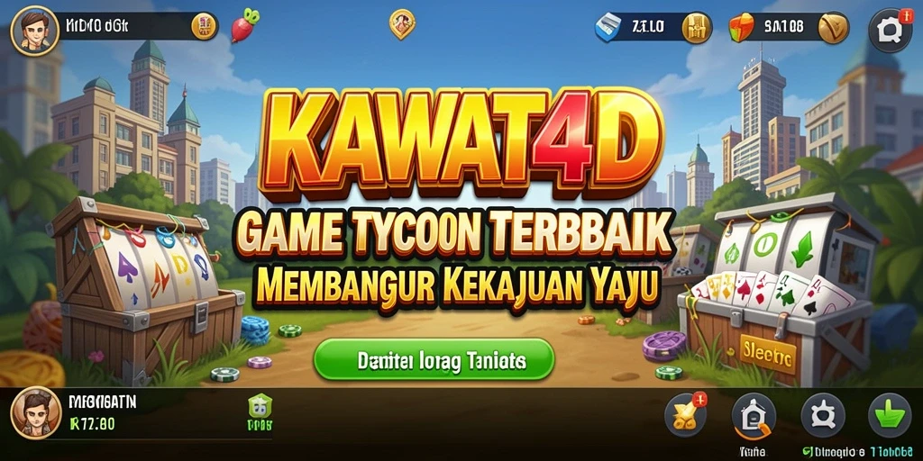 Tampilan gameplay KAWAT4D dengan elemen Tycoon yang menantang.