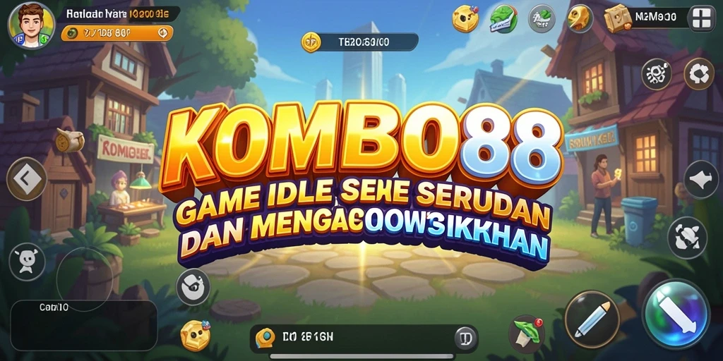 Tampilan gameplay menarik dari KOMBO88 dengan karakter aktif.