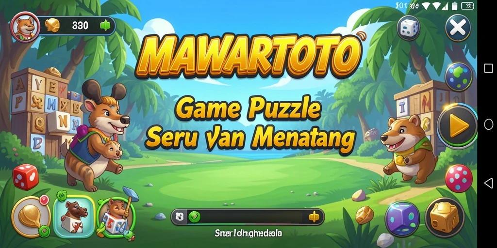 Tampilan gameplay seru dan penuh warna dari MAWARTOTO.