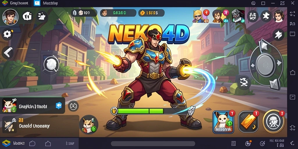 Screenshot utama NEKO4D menampilkan berbagai fitur aplikasi Utility yang bermanfaat.