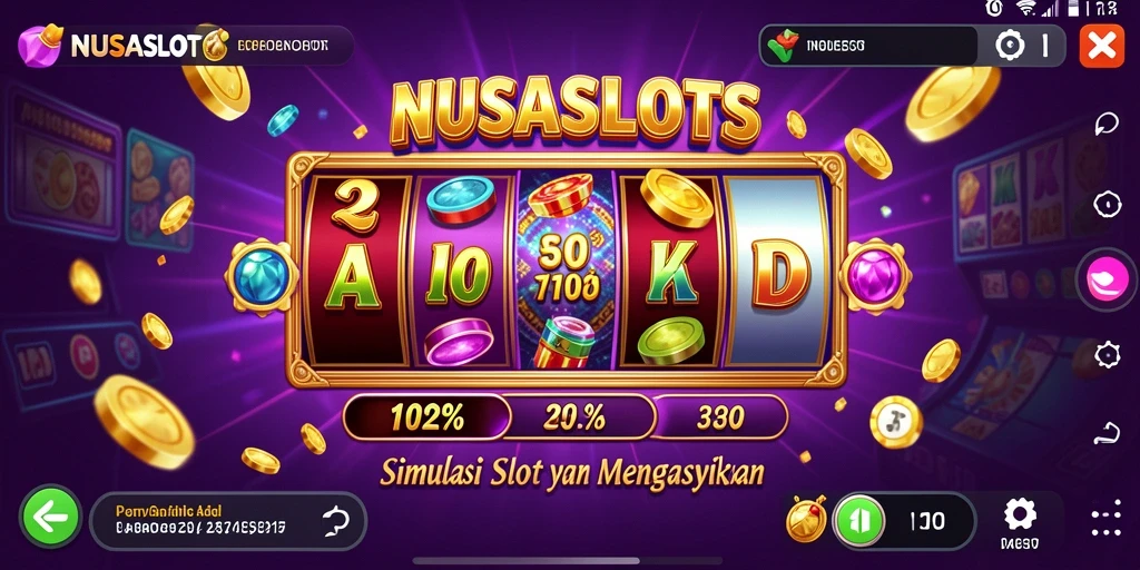 Tampilan gameplay NUSASLOTS yang menawan dan menarik.