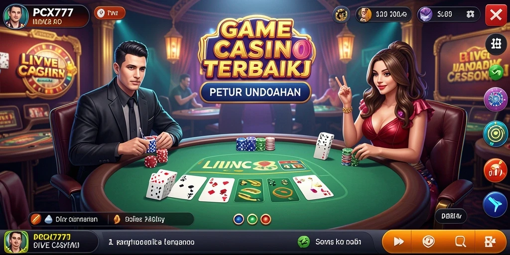 Tangkapan layar gameplay PCX777 yang mengasyikkan dan interaktif.