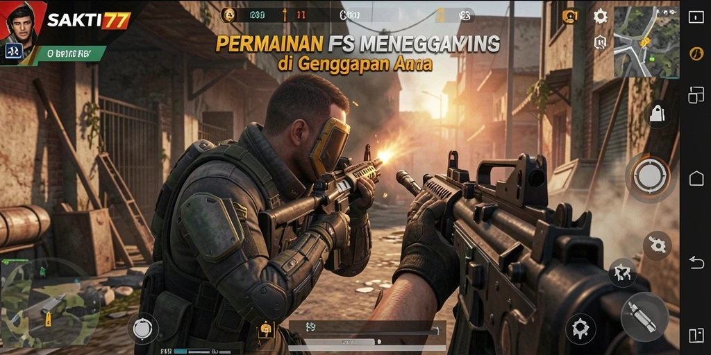 Tampilan gameplay SAKTI77 yang menegangkan dan dinamis.